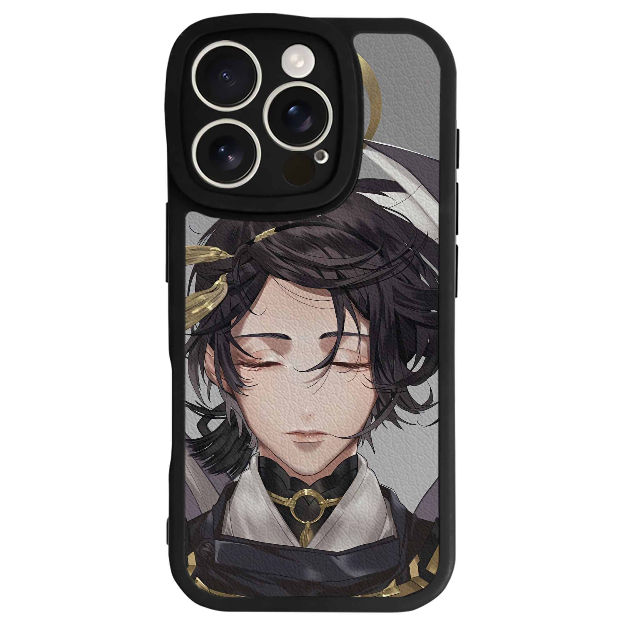 （画像用） 刀剣乱舞 Touken Ranbu 【iPhone 16シリーズ対応】シリコンスマホケース（レザー調） 材質：シリコン